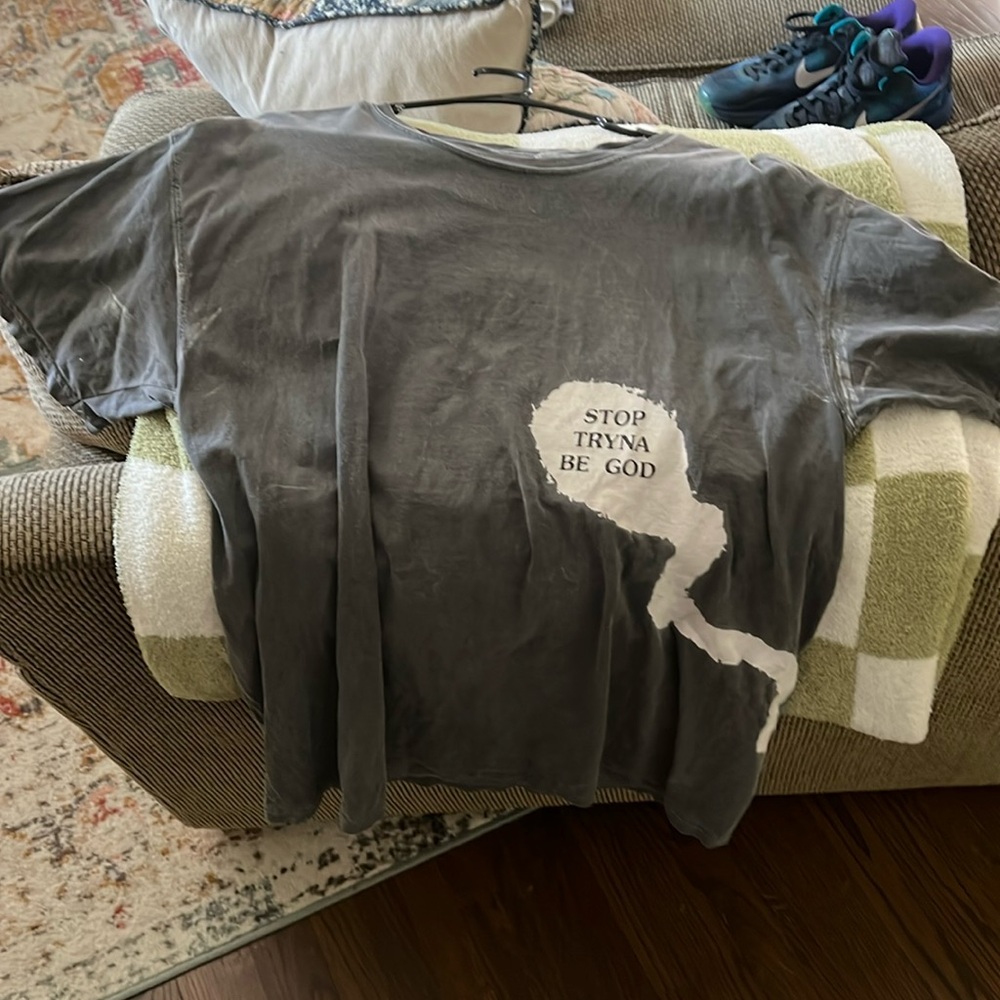 Travis Scott Astroworld Stop Tryna Be God Reversible Tee